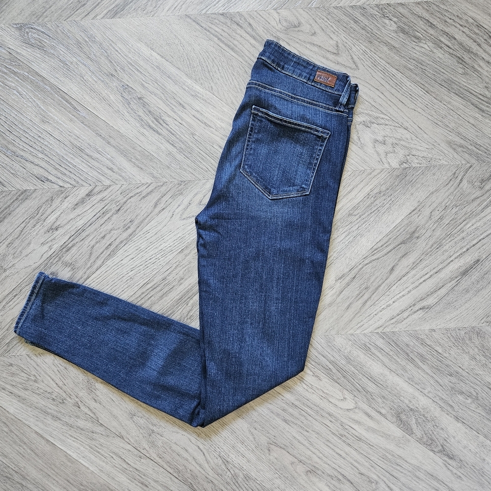 Paige Jeans Hoxton Ultra Skinny Size 29 Fit 28 Full Length Medium Wash